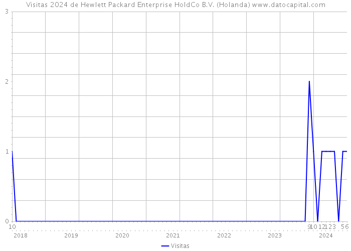 Visitas 2024 de Hewlett Packard Enterprise HoldCo B.V. (Holanda) 
