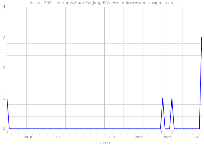 Visitas 2024 de Autoschade De Jong B.V. (Holanda) 