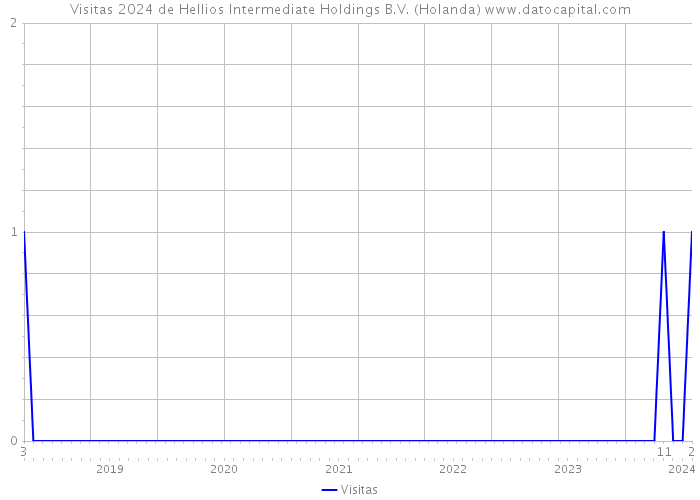 Visitas 2024 de Hellios Intermediate Holdings B.V. (Holanda) 