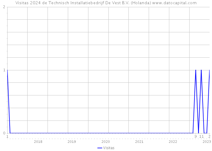 Visitas 2024 de Technisch Installatiebedrijf De Vest B.V. (Holanda) 