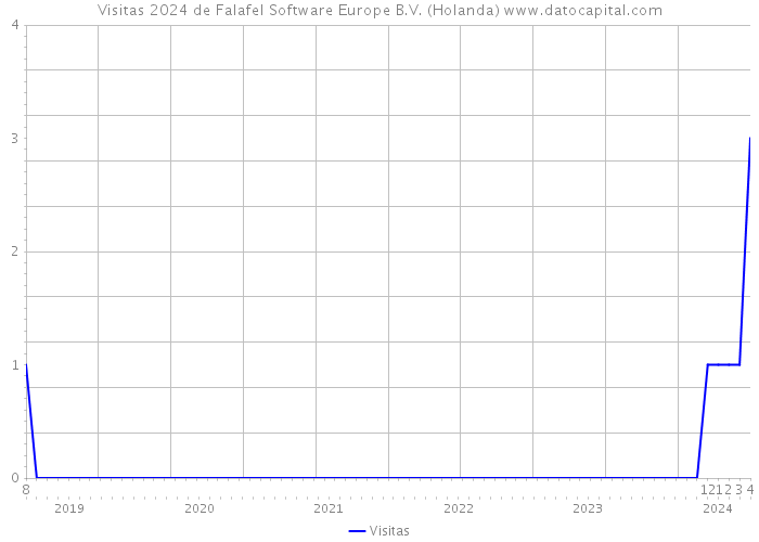 Visitas 2024 de Falafel Software Europe B.V. (Holanda) 