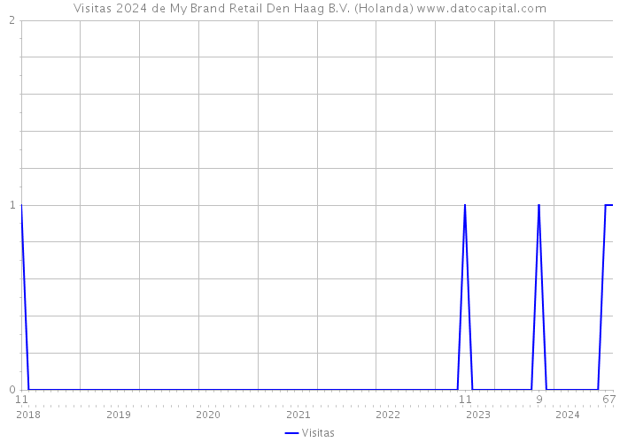 Visitas 2024 de My Brand Retail Den Haag B.V. (Holanda) 