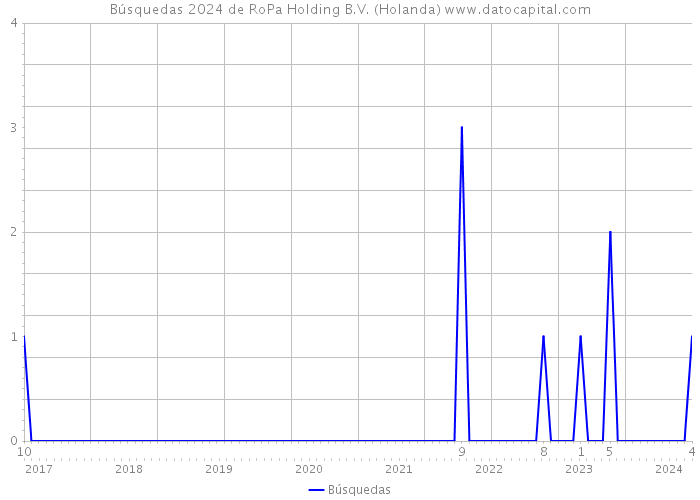 Búsquedas 2024 de RoPa Holding B.V. (Holanda) 