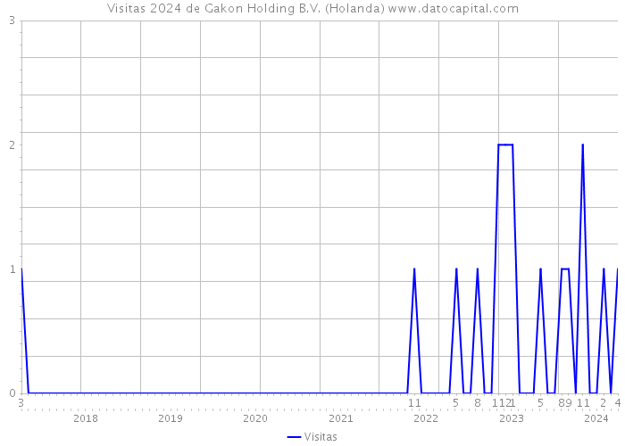 Visitas 2024 de Gakon Holding B.V. (Holanda) 