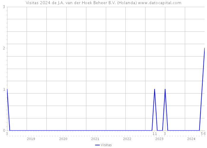 Visitas 2024 de J.A. van der Hoek Beheer B.V. (Holanda) 