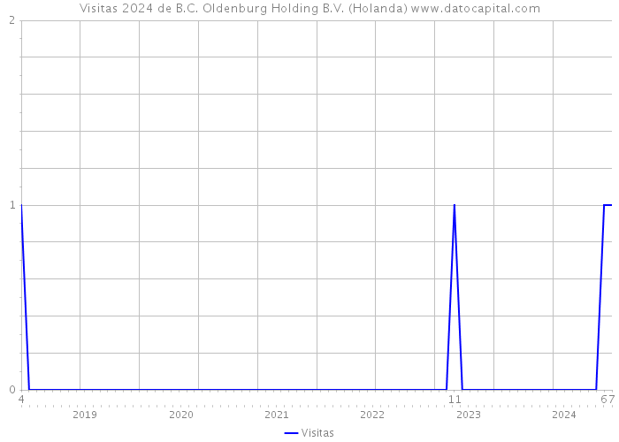 Visitas 2024 de B.C. Oldenburg Holding B.V. (Holanda) 