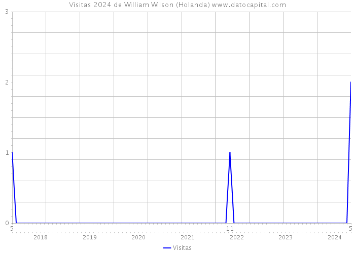 Visitas 2024 de William Wilson (Holanda) 