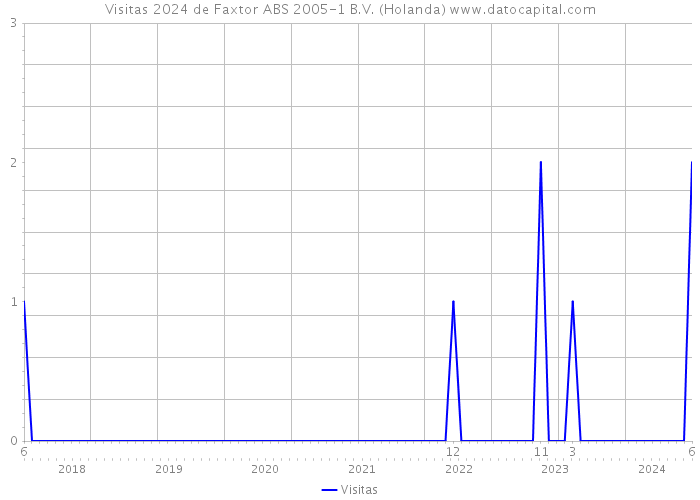 Visitas 2024 de Faxtor ABS 2005-1 B.V. (Holanda) 