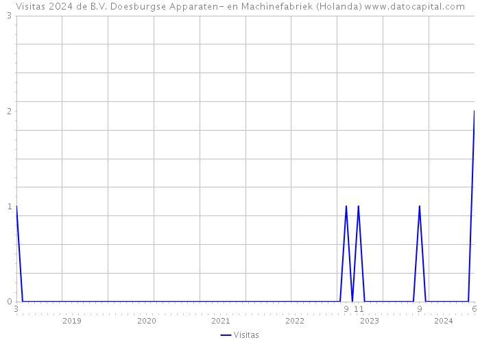 Visitas 2024 de B.V. Doesburgse Apparaten- en Machinefabriek (Holanda) 