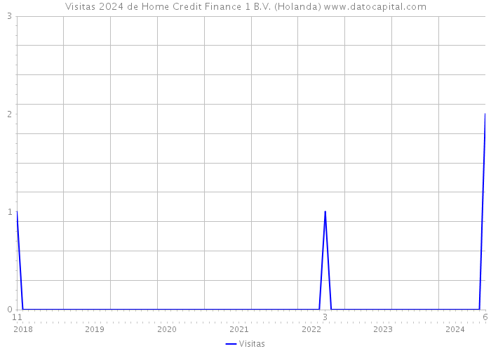 Visitas 2024 de Home Credit Finance 1 B.V. (Holanda) 