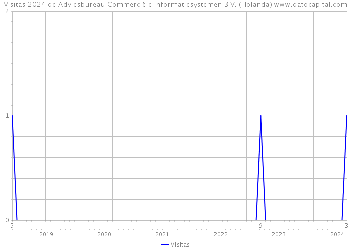 Visitas 2024 de Adviesbureau Commerciële Informatiesystemen B.V. (Holanda) 