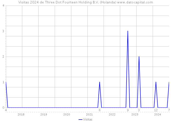 Visitas 2024 de Three Dot Fourteen Holding B.V. (Holanda) 