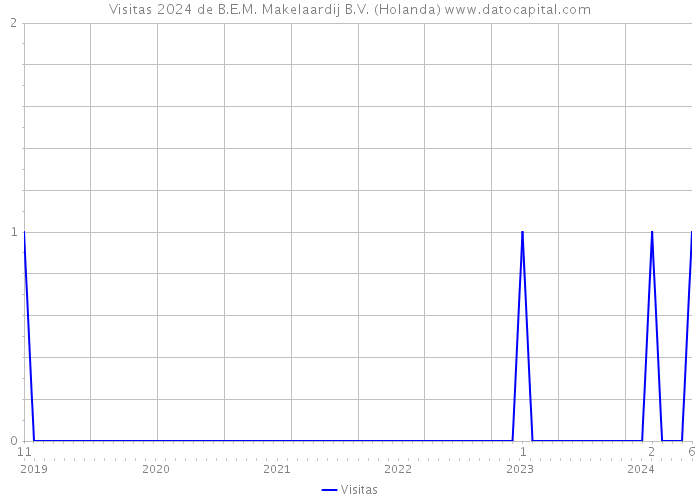 Visitas 2024 de B.E.M. Makelaardij B.V. (Holanda) 