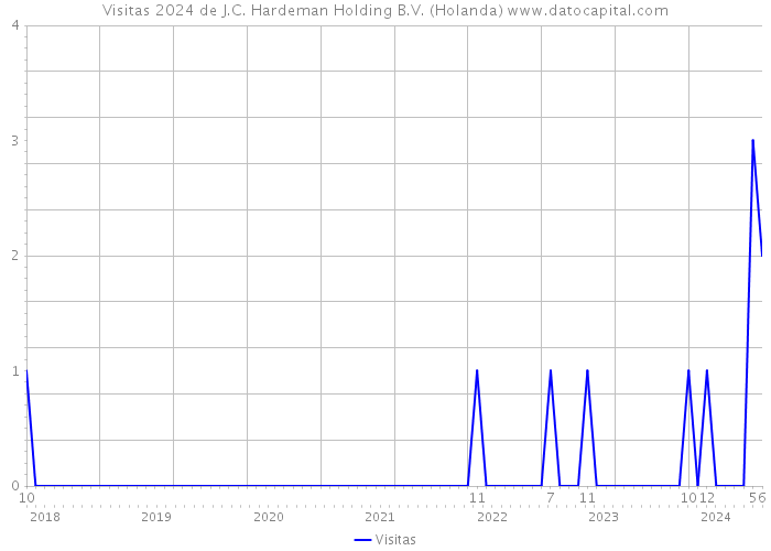 Visitas 2024 de J.C. Hardeman Holding B.V. (Holanda) 
