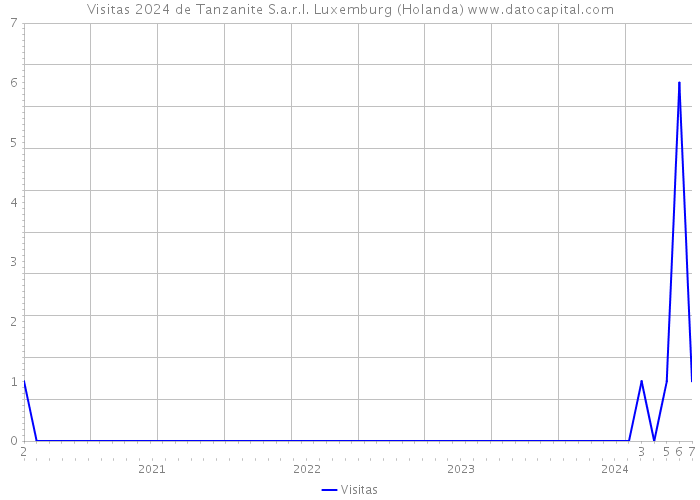 Visitas 2024 de Tanzanite S.a.r.l. Luxemburg (Holanda) 