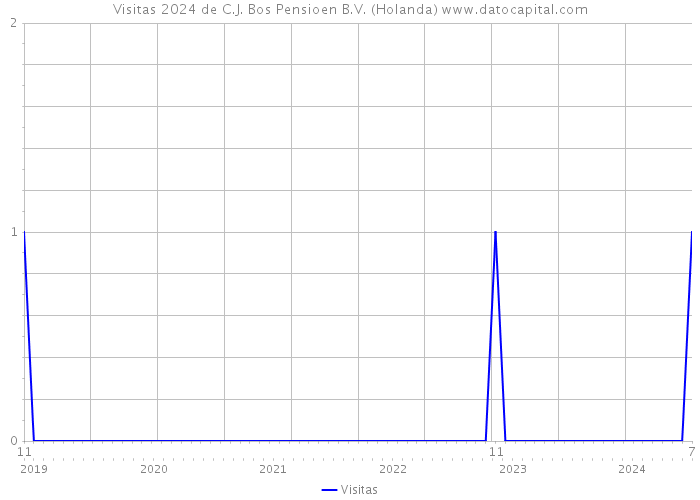 Visitas 2024 de C.J. Bos Pensioen B.V. (Holanda) 