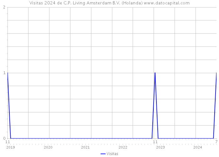 Visitas 2024 de C.P. Living Amsterdam B.V. (Holanda) 