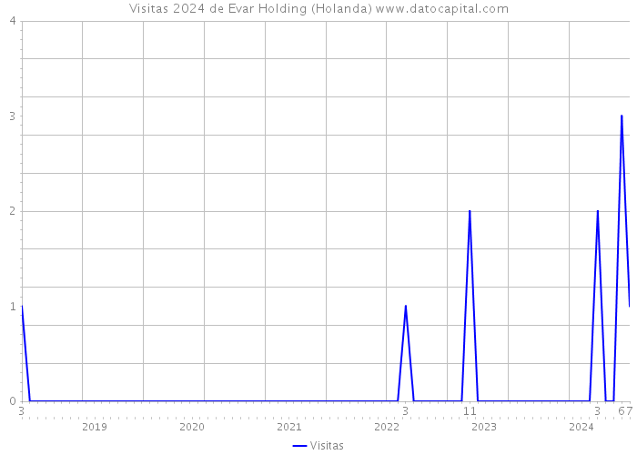 Visitas 2024 de Evar Holding (Holanda) 