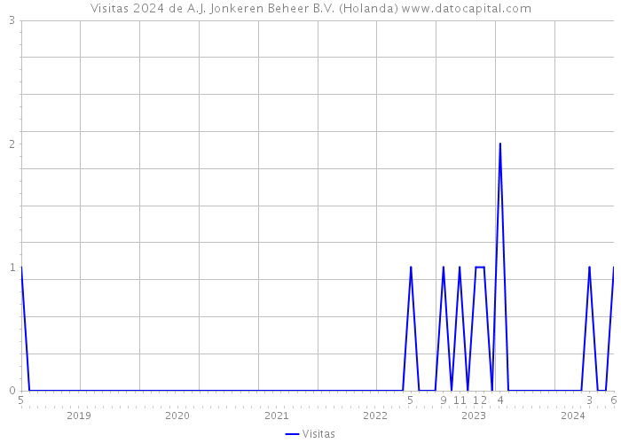 Visitas 2024 de A.J. Jonkeren Beheer B.V. (Holanda) 