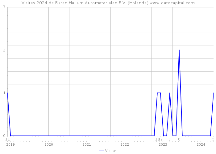 Visitas 2024 de Buren Hallum Automaterialen B.V. (Holanda) 