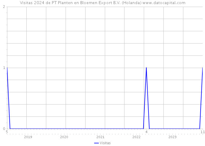 Visitas 2024 de PT Planten en Bloemen Export B.V. (Holanda) 