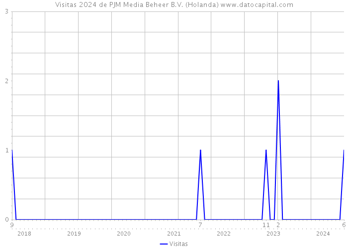 Visitas 2024 de PJM Media Beheer B.V. (Holanda) 