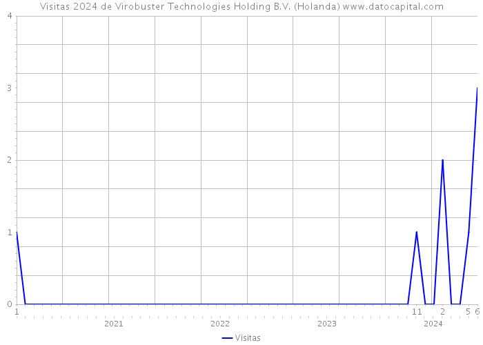 Visitas 2024 de Virobuster Technologies Holding B.V. (Holanda) 