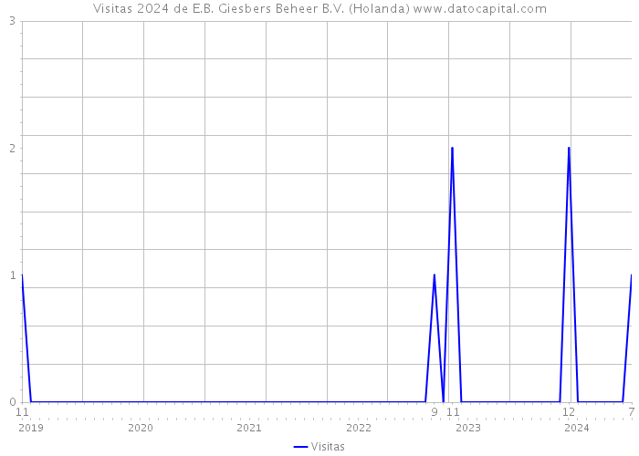 Visitas 2024 de E.B. Giesbers Beheer B.V. (Holanda) 