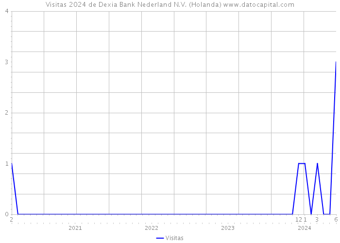 Visitas 2024 de Dexia Bank Nederland N.V. (Holanda) 