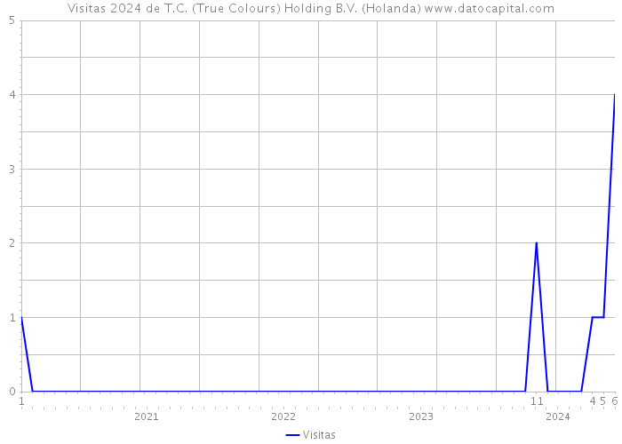 Visitas 2024 de T.C. (True Colours) Holding B.V. (Holanda) 