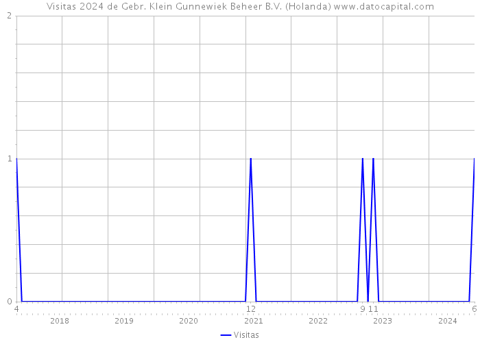 Visitas 2024 de Gebr. Klein Gunnewiek Beheer B.V. (Holanda) 