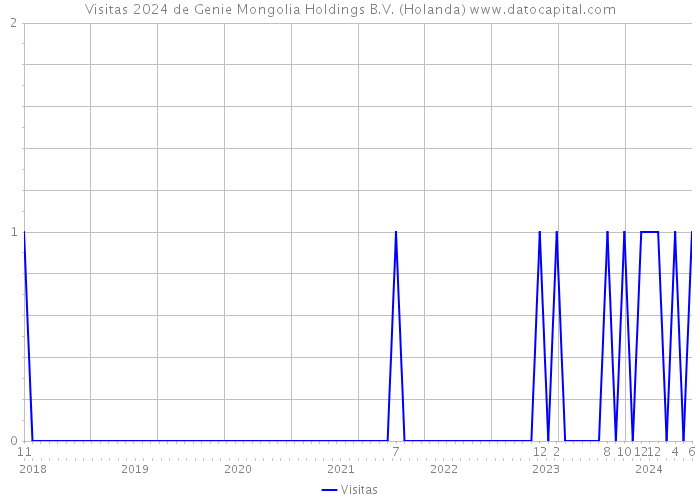Visitas 2024 de Genie Mongolia Holdings B.V. (Holanda) 