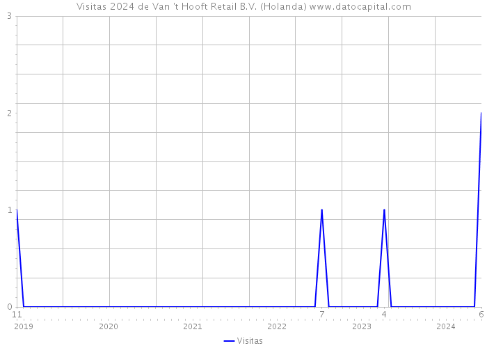 Visitas 2024 de Van 't Hooft Retail B.V. (Holanda) 