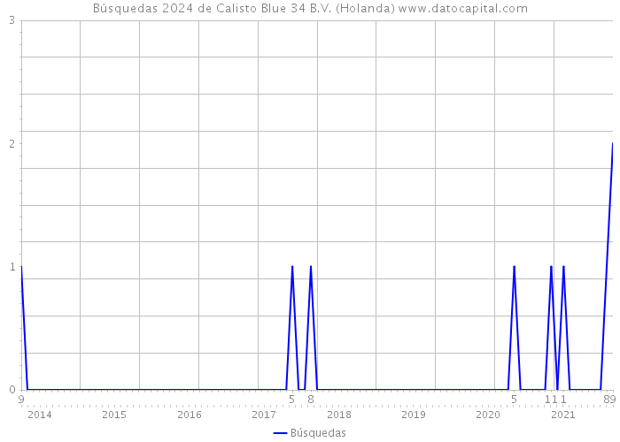 Búsquedas 2024 de Calisto Blue 34 B.V. (Holanda) 