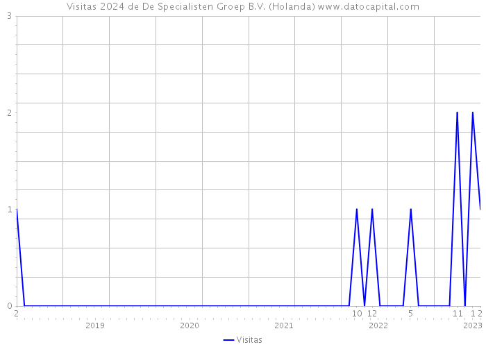 Visitas 2024 de De Specialisten Groep B.V. (Holanda) 