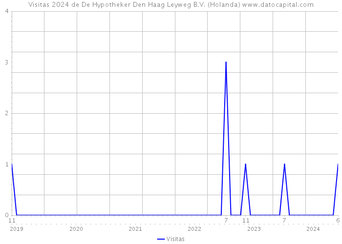 Visitas 2024 de De Hypotheker Den Haag Leyweg B.V. (Holanda) 