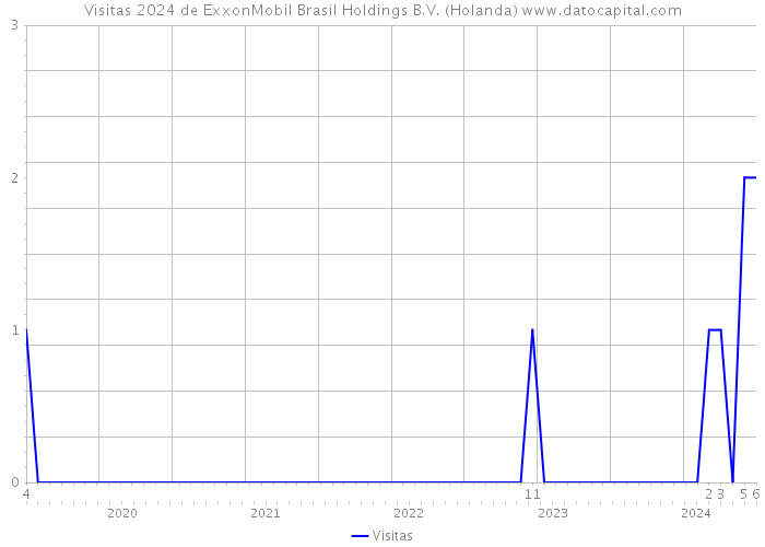 Visitas 2024 de ExxonMobil Brasil Holdings B.V. (Holanda) 