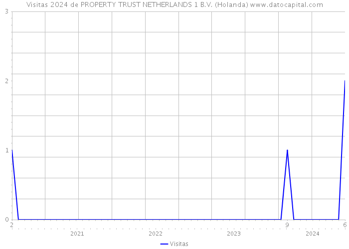 Visitas 2024 de PROPERTY TRUST NETHERLANDS 1 B.V. (Holanda) 