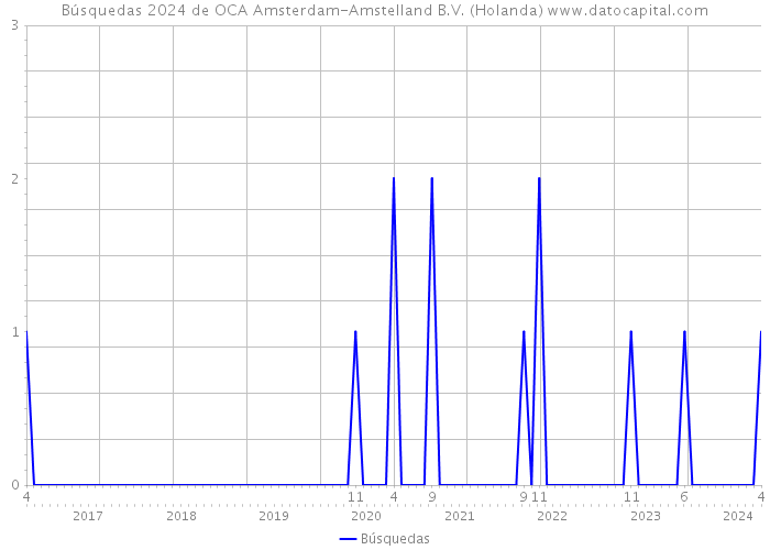 Búsquedas 2024 de OCA Amsterdam-Amstelland B.V. (Holanda) 