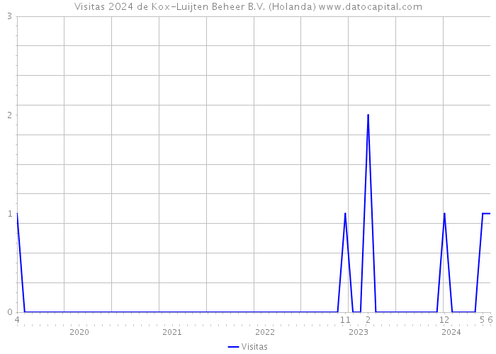 Visitas 2024 de Kox-Luijten Beheer B.V. (Holanda) 