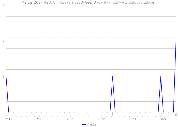 Visitas 2024 de A.G.J. Kwakernaat Beheer B.V. (Holanda) 