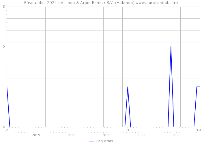 Búsquedas 2024 de Linda & Arjan Beheer B.V. (Holanda) 