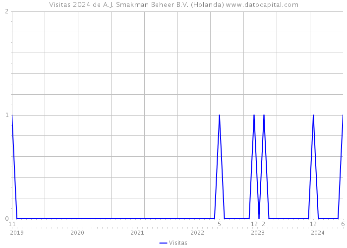 Visitas 2024 de A.J. Smakman Beheer B.V. (Holanda) 