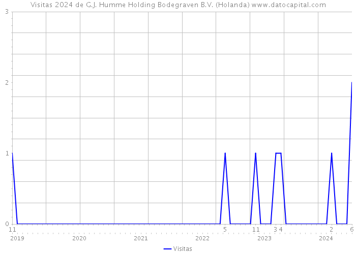 Visitas 2024 de G.J. Humme Holding Bodegraven B.V. (Holanda) 