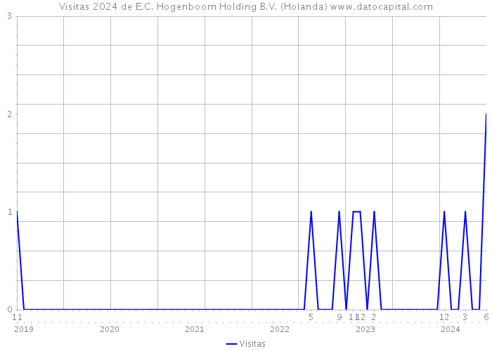 Visitas 2024 de E.C. Hogenboom Holding B.V. (Holanda) 