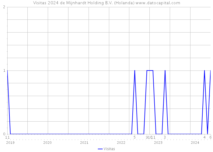 Visitas 2024 de Mijnhardt Holding B.V. (Holanda) 