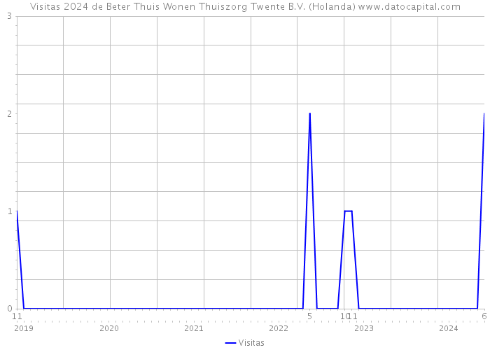 Visitas 2024 de Beter Thuis Wonen Thuiszorg Twente B.V. (Holanda) 