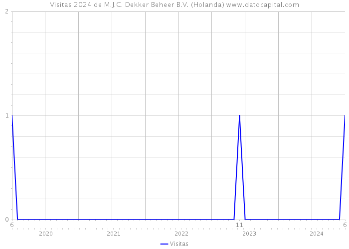 Visitas 2024 de M.J.C. Dekker Beheer B.V. (Holanda) 