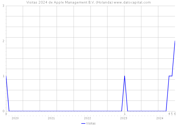 Visitas 2024 de Apple Management B.V. (Holanda) 