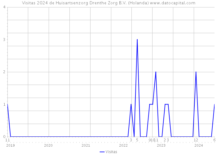 Visitas 2024 de Huisartsenzorg Drenthe Zorg B.V. (Holanda) 